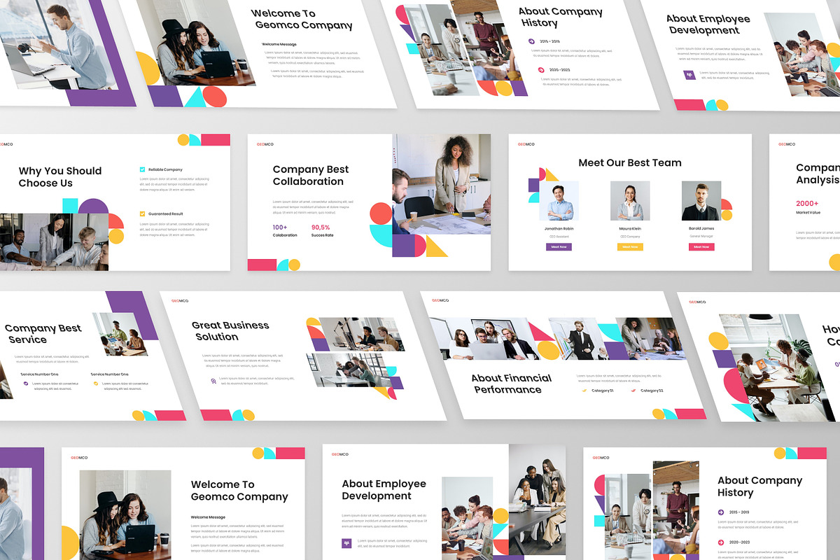 Geomco - Business Google Slide, a Presentation Template by MtvtdArt (Photo 6 of 6)