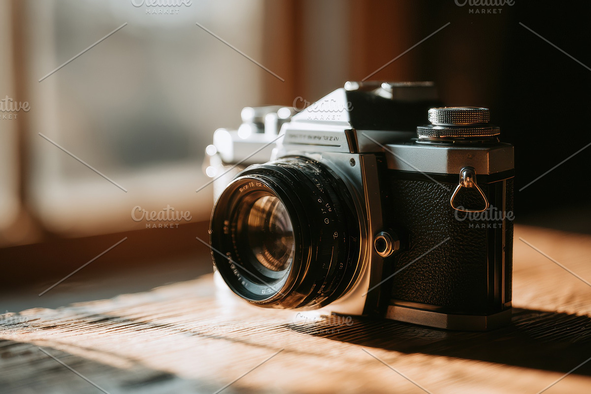 Vintage Camera on a Wooden Table, an Arts & Entertainment Photo by Virgo Studio (Photo 1 of 2)