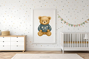 teddy bears and nursery clipart, a Decorative Illustration by Pink Studio Art (Thumbnail 10 of 10)