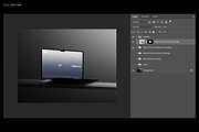 MacBook Air Collection E07 Mockup 1, a Mac Mockup by Lumatte (Thumbnail 4 of 5)