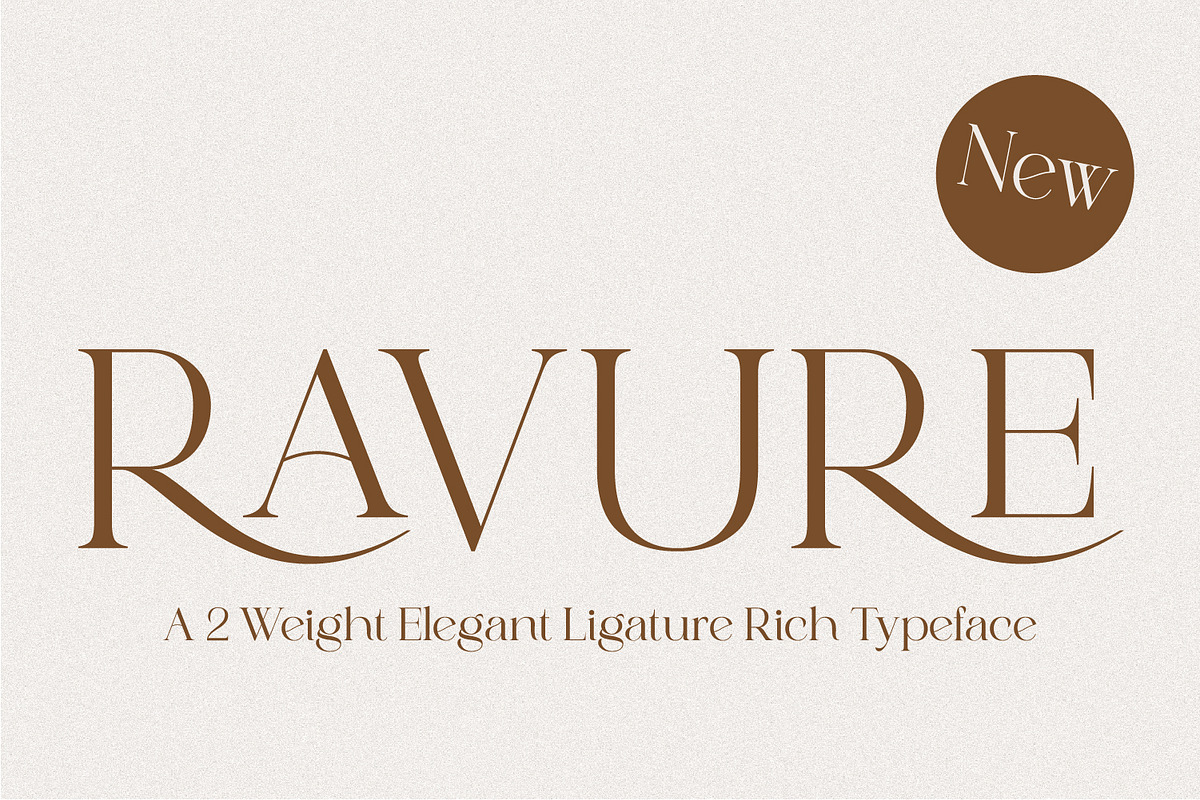 Ravure A Powerful Serif Font, a Font by Prestige Artsy Studio (Photo 1 of 10)