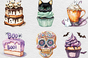 Halloween Spooky Bakery Clipart, an Illustration by Black Bird Studio (Thumbnail 6 of 6)
