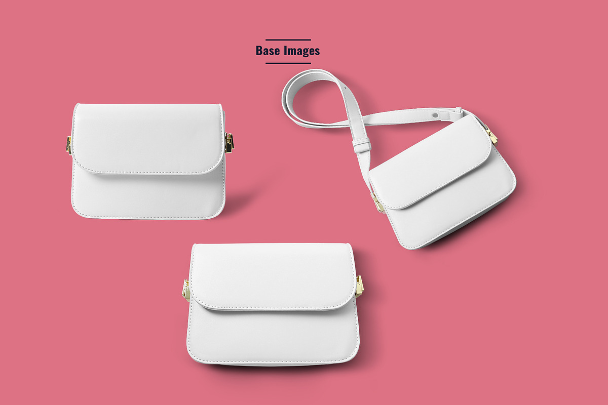 Women Shoulder Bag Mockup Set, a Product Mockup by Designertale (Photo 6 of 6)