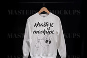 Gildan White Sweatshirt Mockup, a Hoody Mockup by Masters of Instagram (Thumbnail 1 of 3)