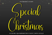Special Christmas, a Handwritten Font by FreshTypeINK (Thumbnail 1 of 8)