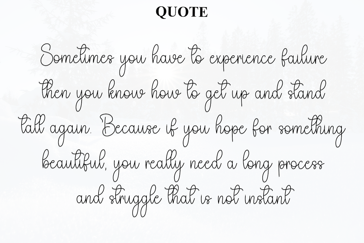 Overthinking Moment, a Handwritten Font by InermediaSTUDIO (Photo 5 of 8)