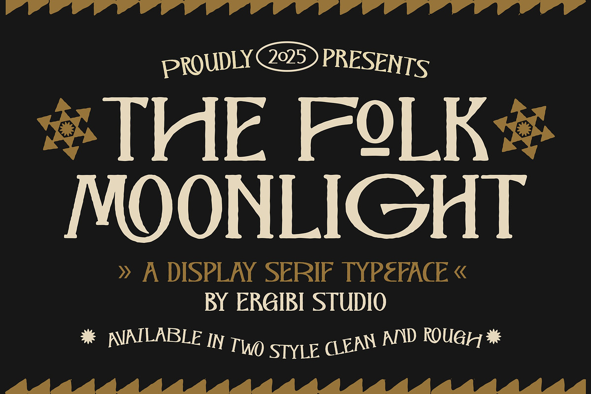 The Folk Moonlight - Display Serif, a Serif Font by ErgibiStudio (Photo 1 of 10)