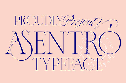 ASENTRO, a Serif Font by Alcode