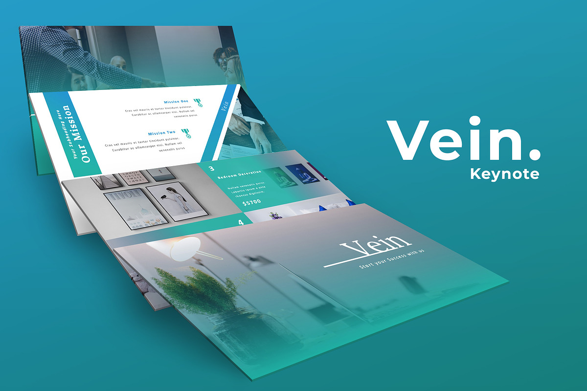 Vein Keynote Presentation, a Presentation Template by TMint Creative