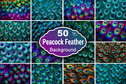 Peacock Feather Background, a Texture Graphic by Forhadx5 (Thumbnail 1 of 5)