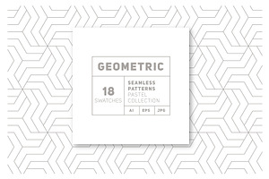 18 Geometric Seamless Patterns Vol.3