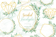 Seeded Eucalyptus Geometric Frames, a Decorative Illustration by DioFlow (Thumbnail 1 of 5)