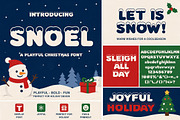 Snoel - Playful Christmas Font, a Sans Serif Font by Pitchlook.Studio (Thumbnail 3 of 4)