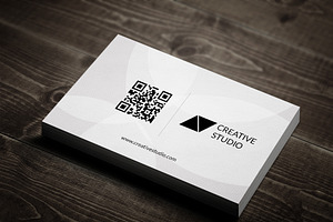 Creative White Business Card