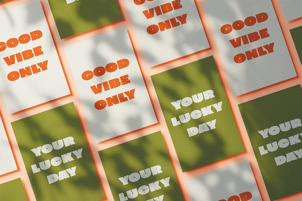Zilla - Chunky Display, a Sans Serif Font by HipFonts (Photo 3 of 9)