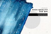 Blue Galaxy Watercolor Logo Splash, a Texture Graphic by Mia Digital (Thumbnail 4 of 4)