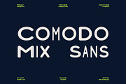 Comodo Mix, a Sans Serif Font by Craft Supply Co. (Thumbnail 1 of 8)
