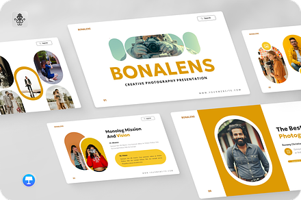 Creative Photography Keynote, a Presentation Template by SquidPixey