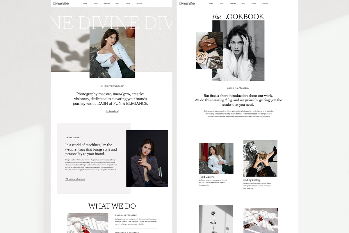 Editorial Showit Website Template, a Websites & App Template by pageparadise (Photo 2 of 6)
