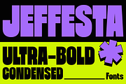 Jeffesta - Bold Retro Pop Fonts, a Sans Serif Font by Konstantine Studio (Thumbnail 1 of 5)