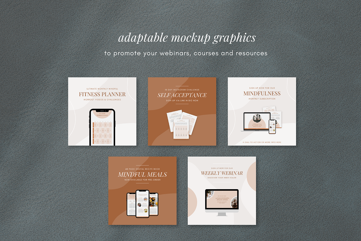 Wellness Coach Resource Canva Bundle, a Design Template by Studio Soluna (Photo 7 of 45)