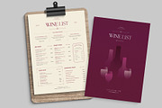 Restaurant Wine List Template, a Flyer Template by BrandPacks (Thumbnail 5 of 5)