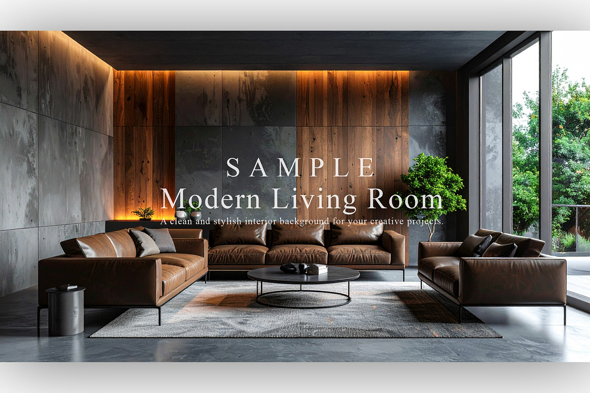 15 Modern Living Room, a Background Graphic by NOMO DESIGN (Photo 5 of 16)