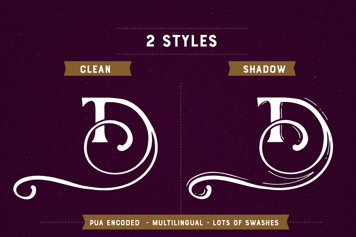 Corisa display font with swashes preview 4