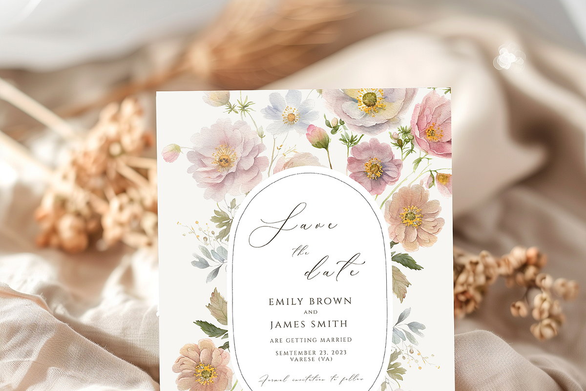 Soft Anemone Floral, a Decorative Illustration by heyiamalice (Photo 10 of 12)