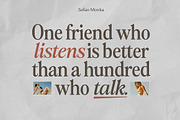 Sofian Monika Serif, a Serif Font by Mulkan Nazir (Thumbnail 6 of 15)