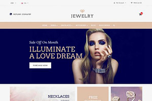 Jewelry Responsive OpenCart Theme, a Websites & App Template by giao.trinh