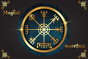 Norse viking Vegvisir Celtic symbols, an Object Graphic by GraphicRedStudio (Thumbnail 5 of 11)