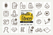 Healthy & Fitness Icon Set, an Outline Icon by insemar (Thumbnail 1 of 4)