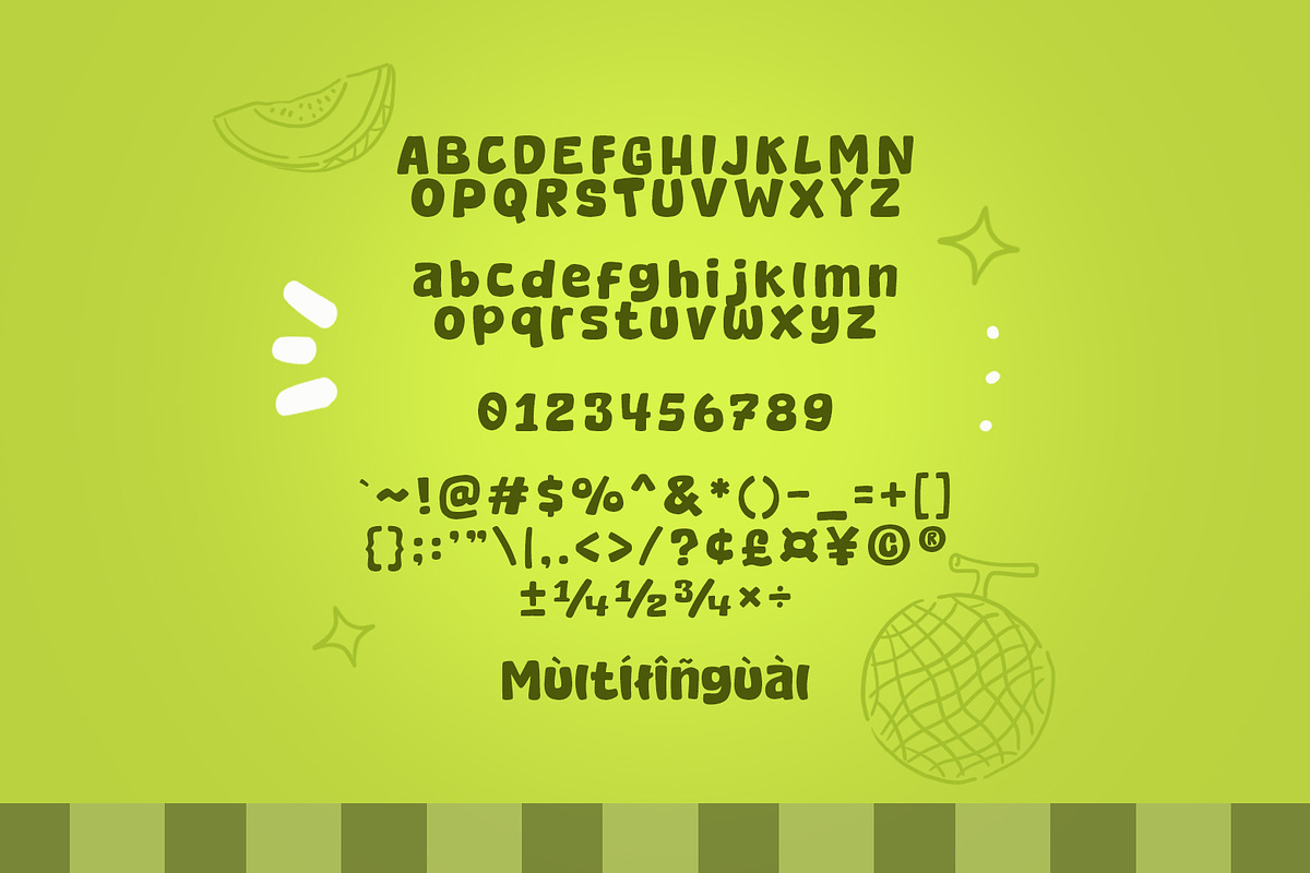 Melon Squishy - A Fun & Cozy Font, a Sans Serif Font by khurasan (Photo 6 of 6)