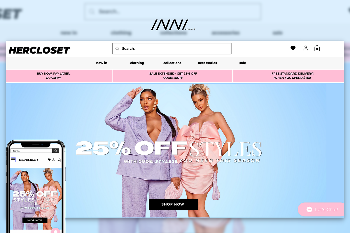 WIX Website Template | Her Closet, a Wix Template by VVC Studio (Photo 1 of 5)