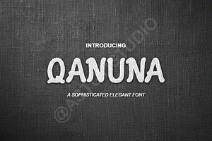 Qanuna - Luxury Serif Typeface