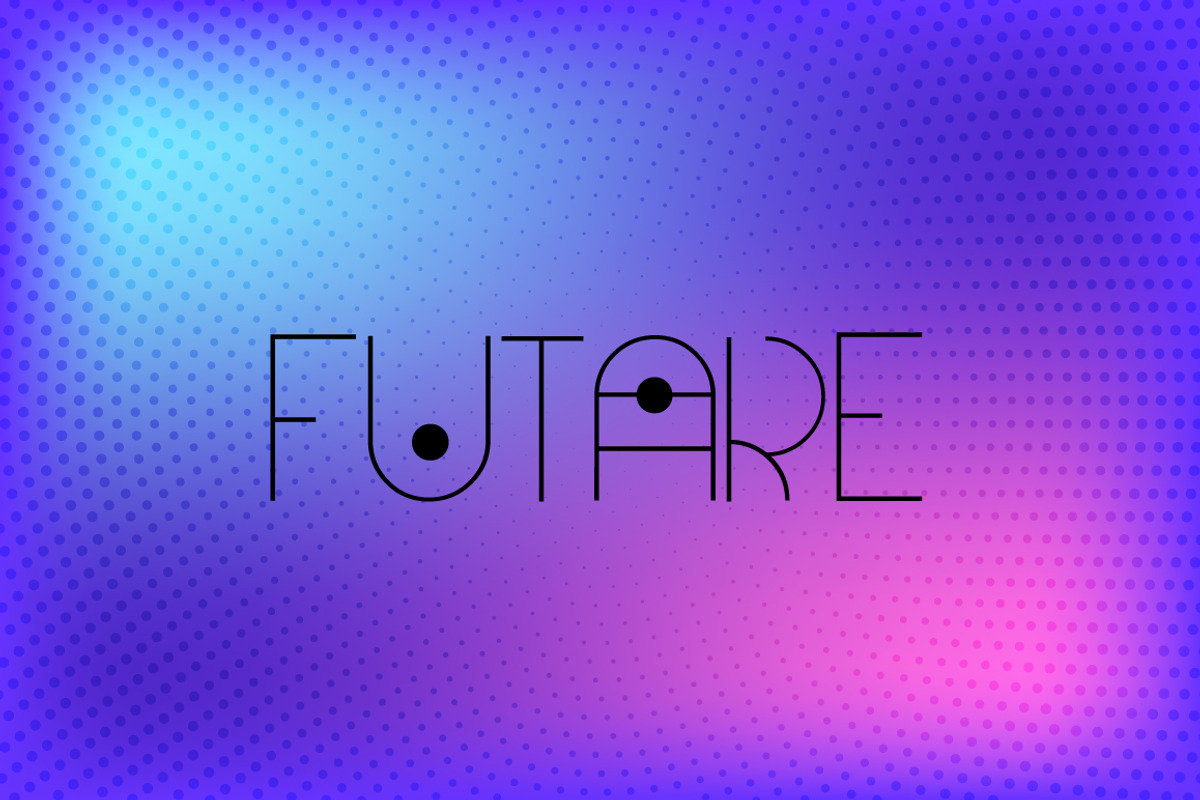 Futare - Futuristic Display Font, a Serif Font by RabbitAndPencil (Photo 2 of 5)