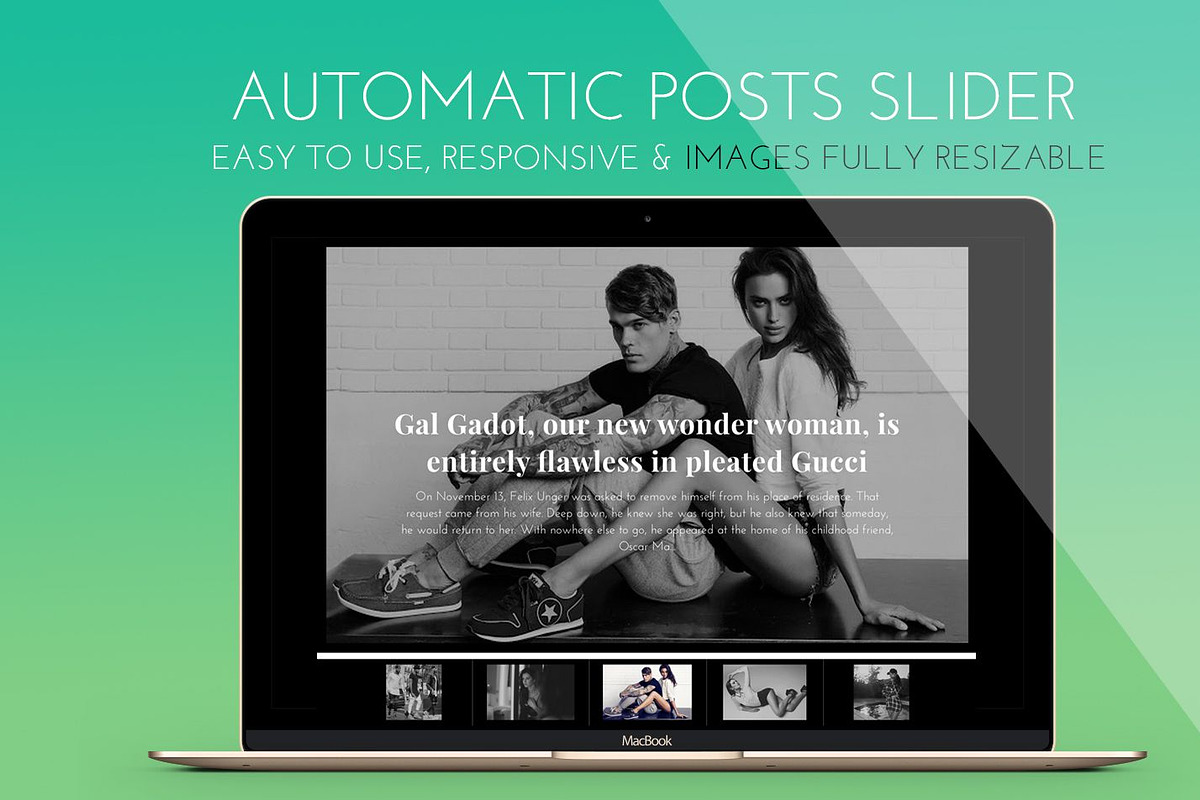 Hermosa Fashion Blogger Template, a Websites & App Template by Oleg Ribar (Photo 5 of 8)