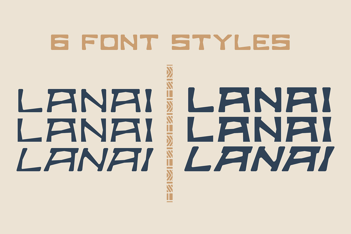 Lanai Typeface | Island Font, a Sans Serif Font by NienowBrand (Photo 3 of 8)