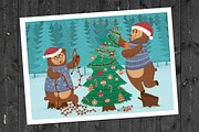 Christmas Illustration Creator/Bears, an Animal Illustration by Stella's Graphic Supply (Thumbnail 5 of 8)