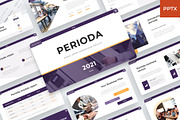 Perioda - Annual Report PowerPoint, a Presentation Template by BeadyLab (Thumbnail 1 of 6)