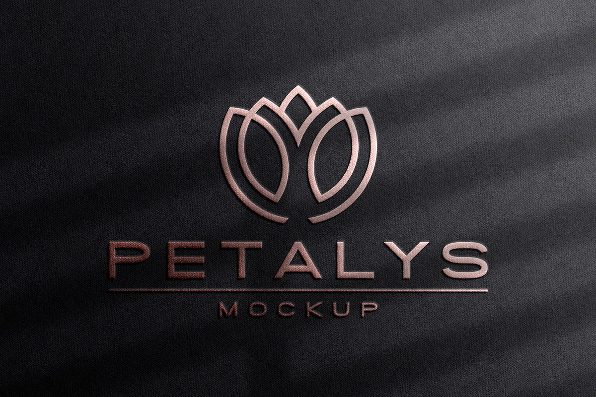 Luxury Rose Gold Logo Mockup, a Product Mockup by Smart Works