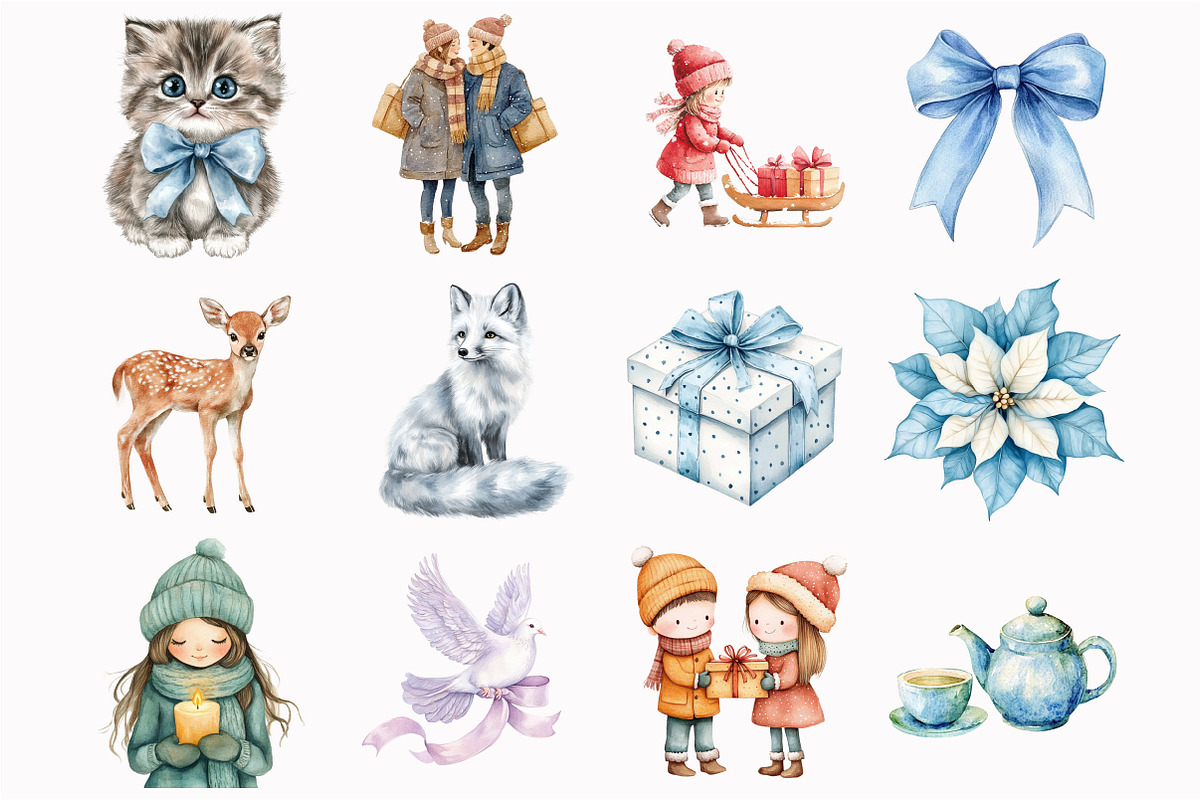 Winter Wonderland Clipart, an Illustration by Design Market (Photo 5 of 5)