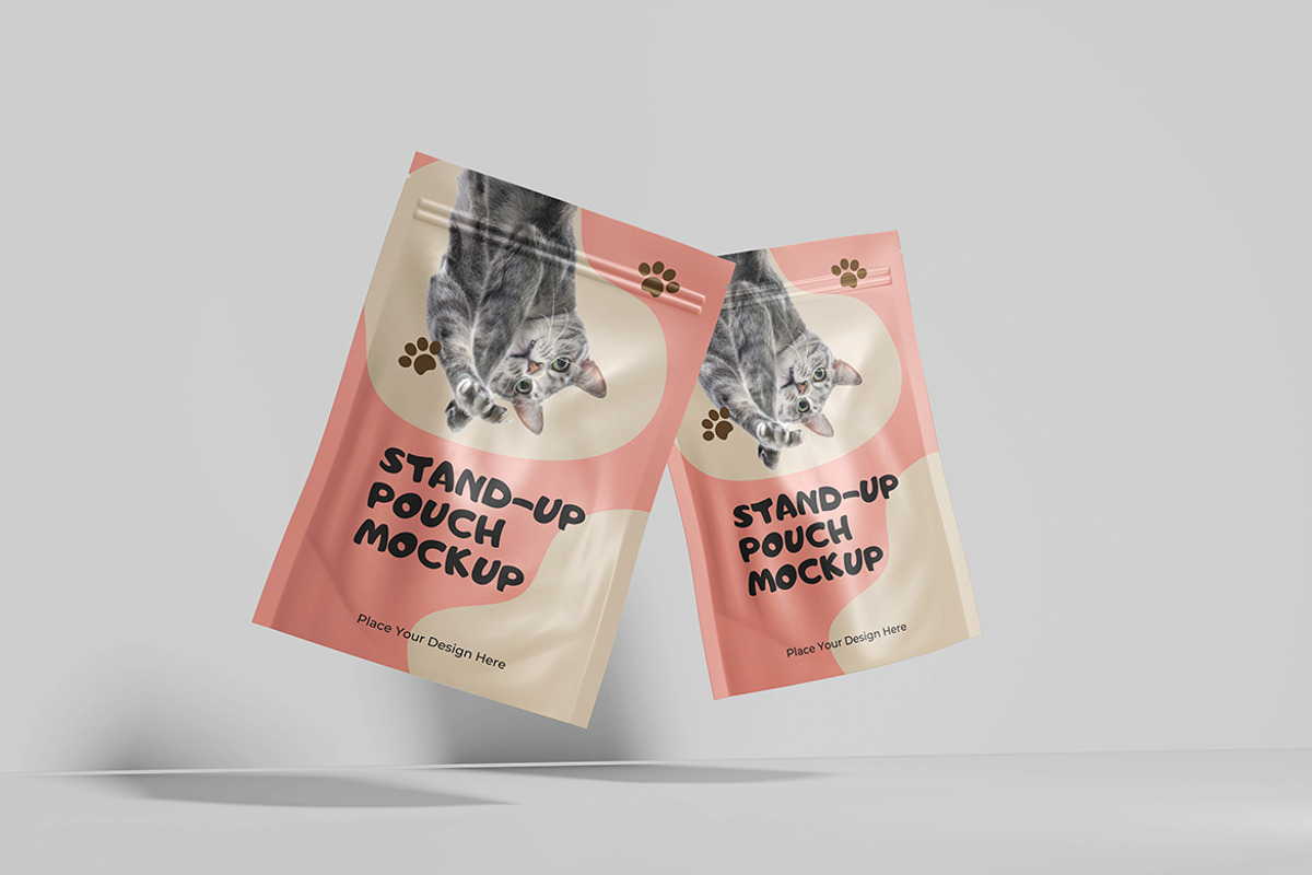 Stand-Up Pouch Mockup, a Packaging Mockup by Indah (Photo 4 of 6)