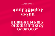 Almeira Milocka, a Sans Serif Font by Rahagita Studio (Thumbnail 10 of 10)