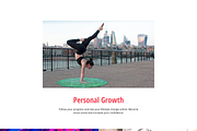 Landing page for personal trainer XD, a Landing Page Template by NeptuneDesign (Thumbnail 6 of 9)