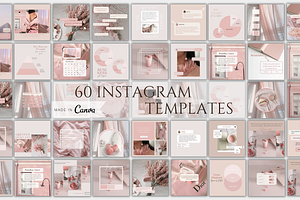 Pink Instagram Girl Canva Post Kit