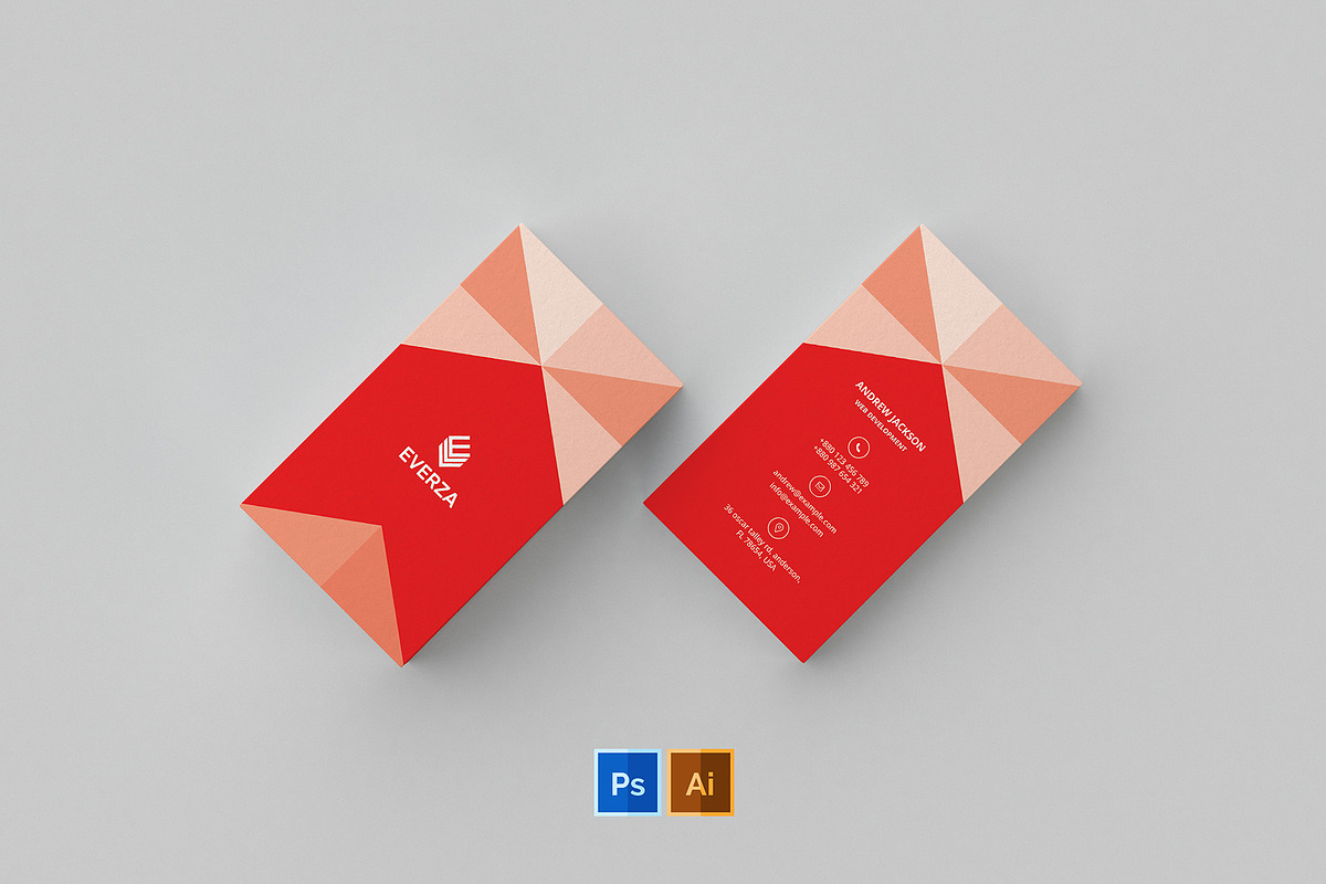 Business Card Template 32, a Business Card Template by BdThemes (Photo 1 of 4)
