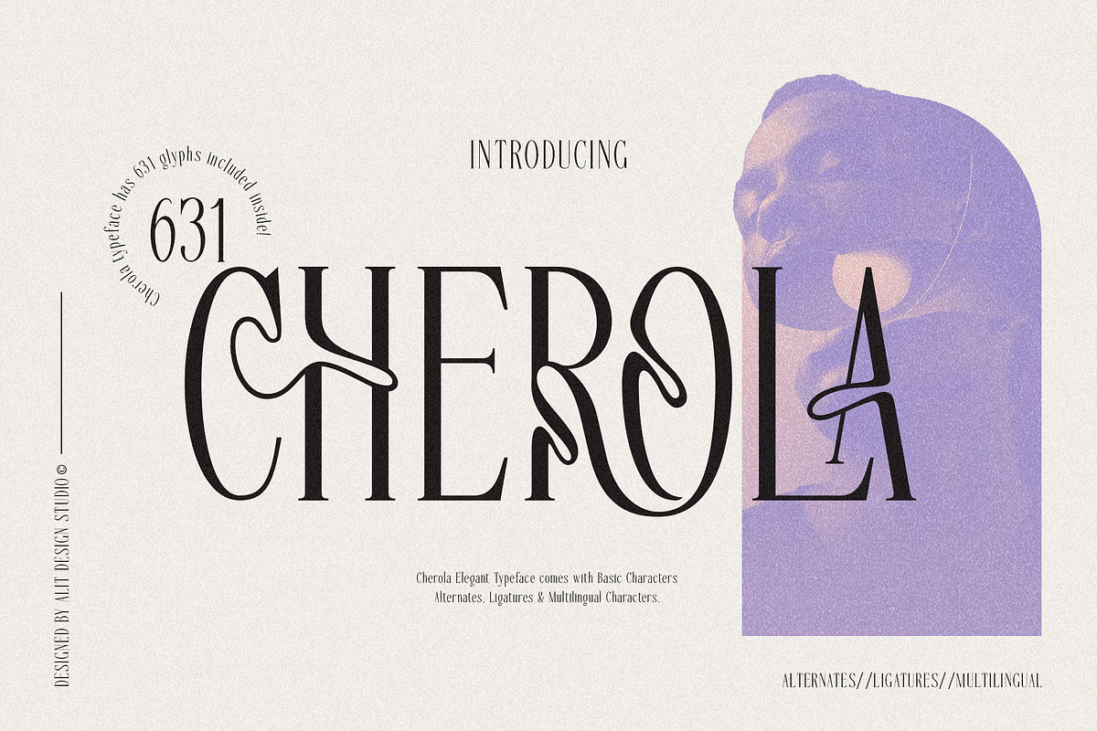 Cherola Typeface, a Serif Font by alit design (Photo 1 of 15)