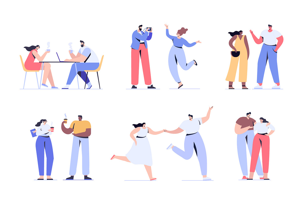 Big Vector set of people characters, a Person Illustration by Vector_Art (Photo 11 of 25)